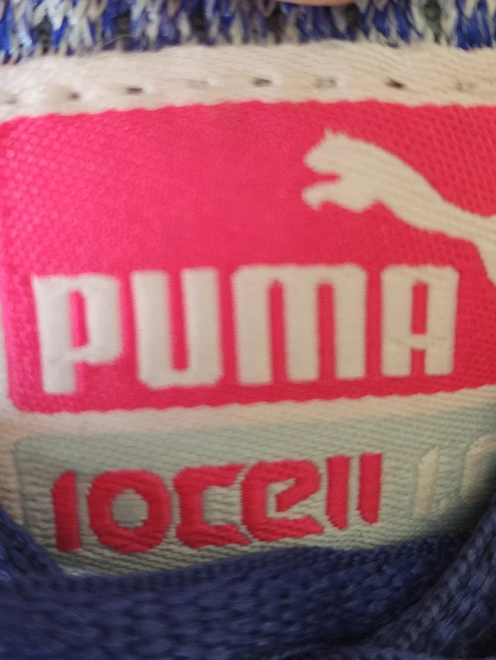 Puma IoCell 1.0 Womens  Blue Pink Athletic Running Shoes Size 8